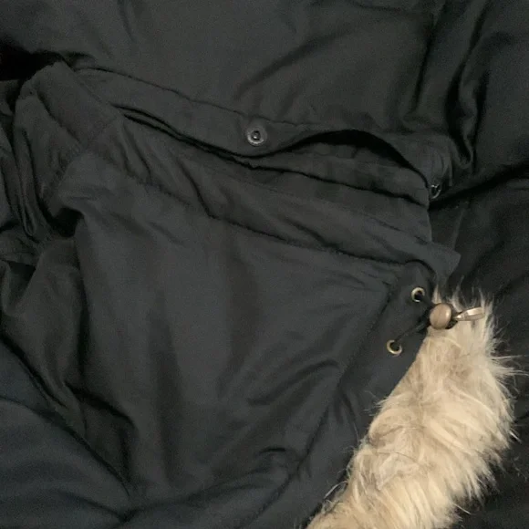 Long Lands End down women’s coat XL - Picture 9 of 9